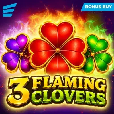 3 Flaming Clovers Slot-Cover
